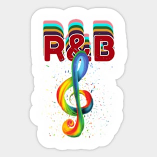 i've got a 90s r & b type of heart 90s designs  vintage retro Sticker